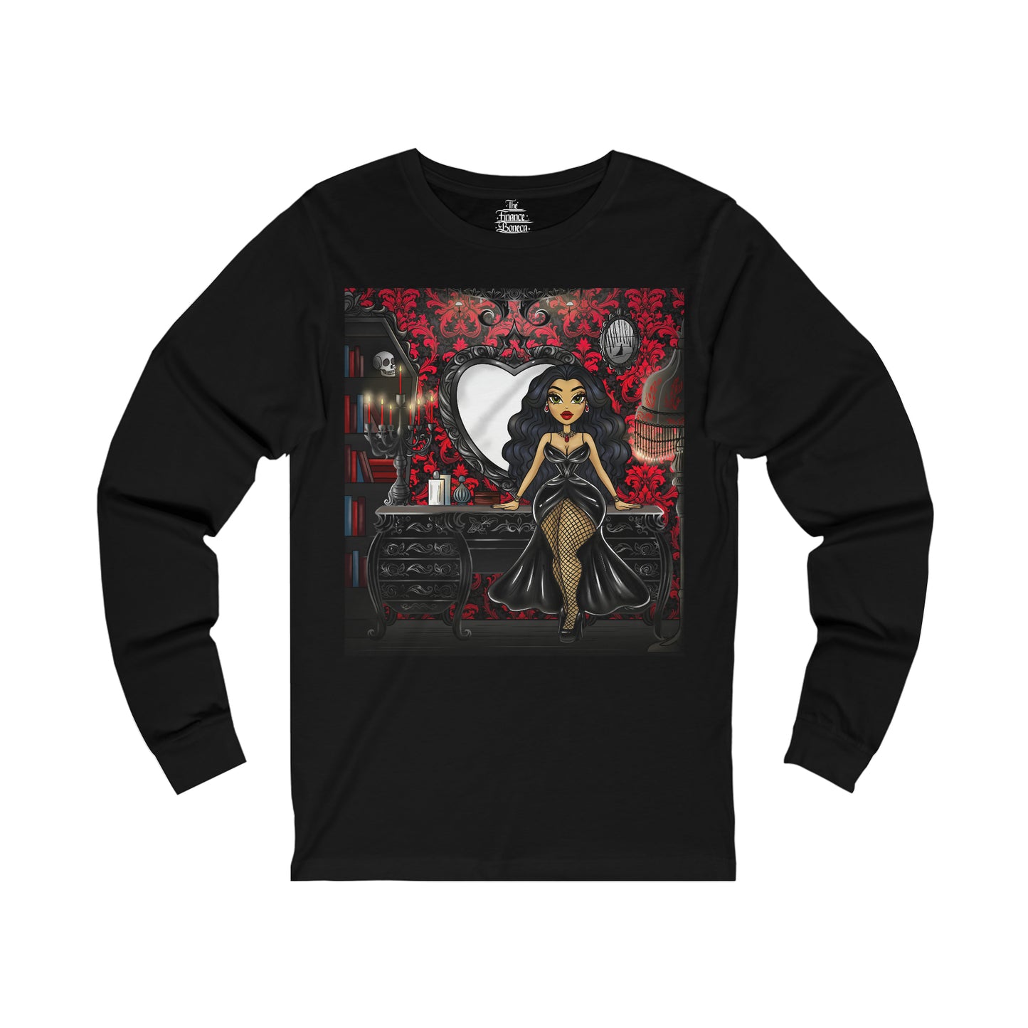 Vampire Gothic Vanity Doll Long Sleeve T-shirt🦇