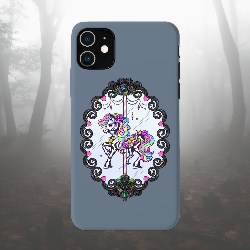 Carousel Horse Haunted Vintage Frame iPhone Phone case 🎪🎠🎡