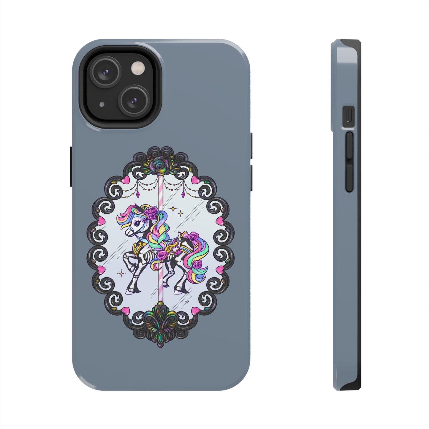 Carousel Horse Haunted Vintage Frame iPhone Phone case 🎪🎠🎡