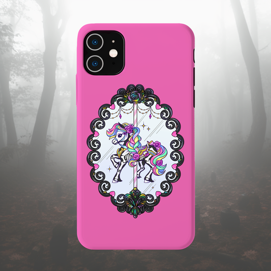 Carousel Horse Haunted Vintage Frame iPhone Phone case 🎪🎠🎡