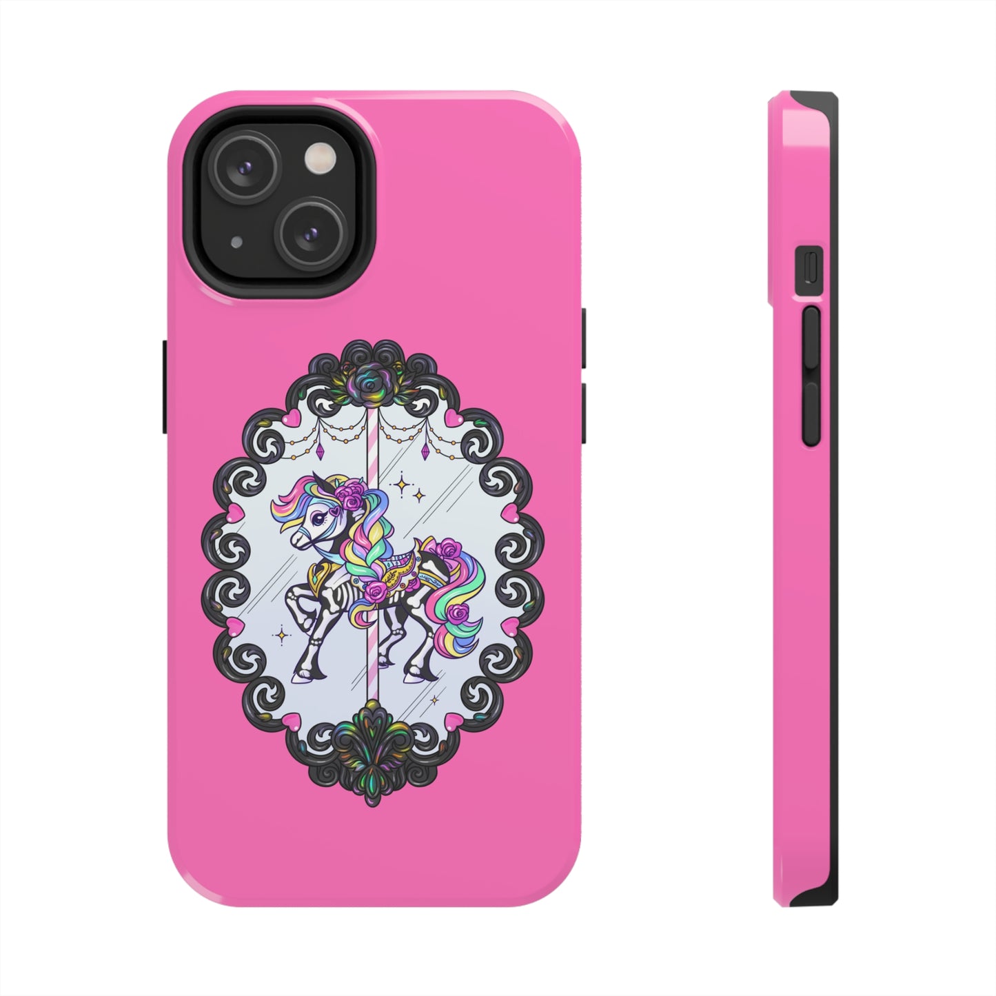 Carousel Horse Haunted Vintage Frame iPhone Phone case 🎪🎠🎡