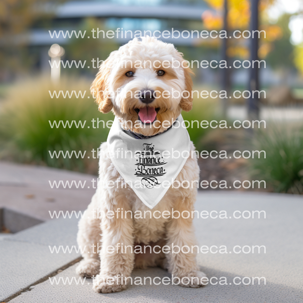 Set of 4 Australian Labradoodle Dog bandana Mockups 🐶🐾 📷