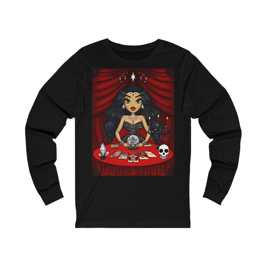 Tarot Fortune Teller Doll Long Sleeve T-shirt