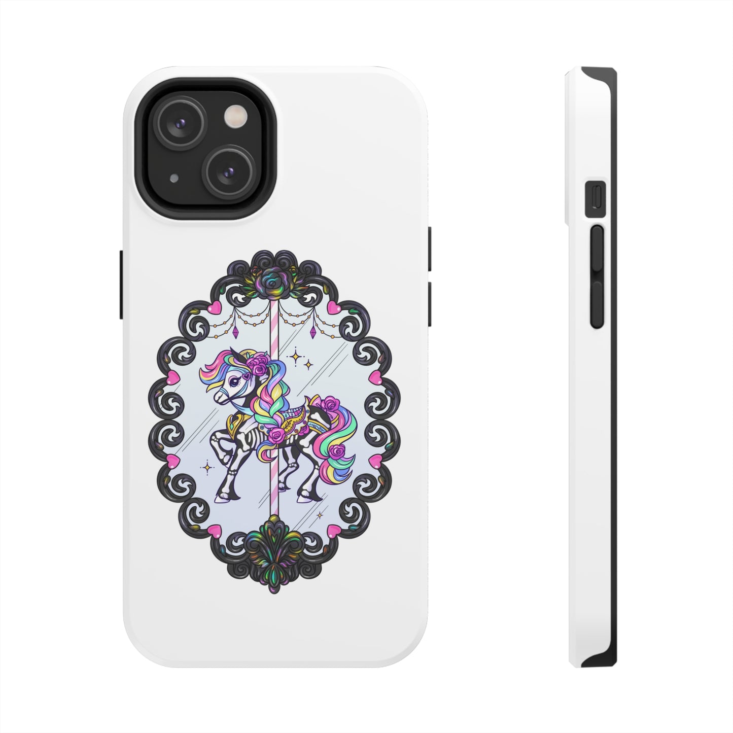 Carousel Horse Haunted Vintage Frame iPhone Phone case 🎪🎠🎡