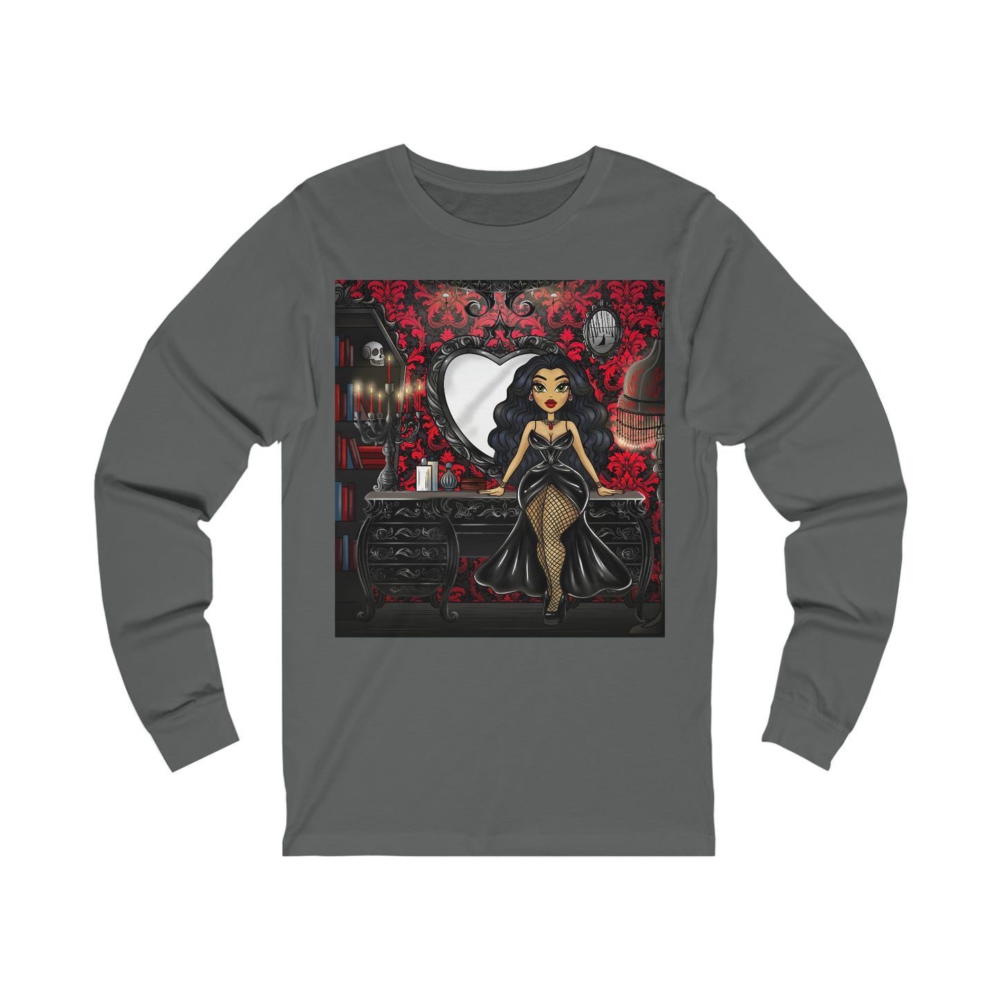 Vampire Gothic Vanity Doll Long Sleeve T-shirt🦇